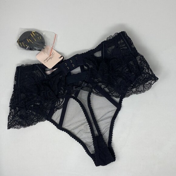 Agent Provocateur Rozlyn Black Thong AP2 Small NWT - Picture 9 of 11